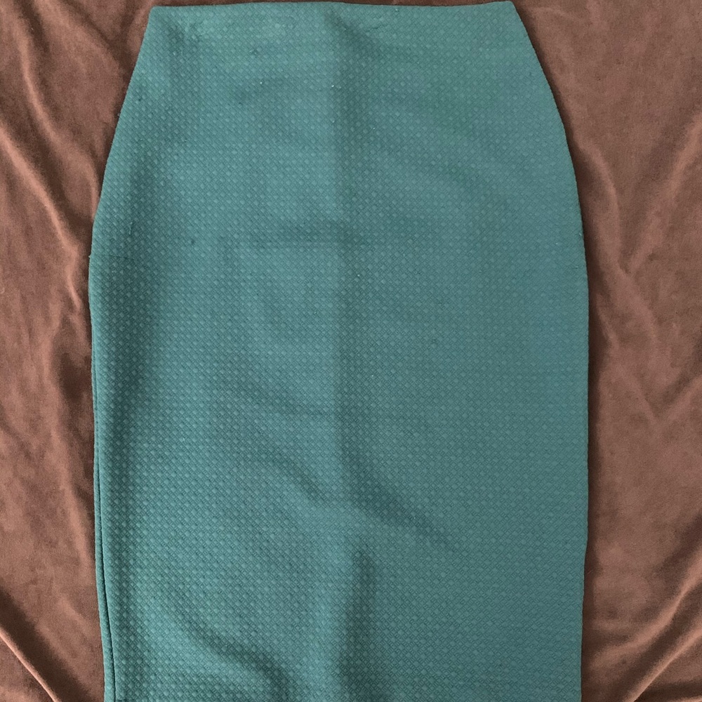 Emerald Green New York & Co Pencil Skirt